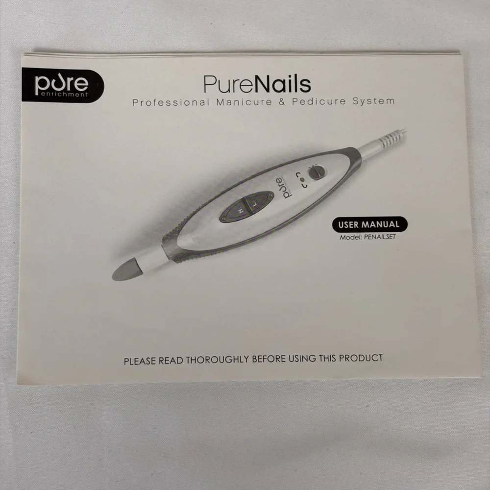 Pure Enrichment Pure Nails Professional Manicure & Pedicure System White
